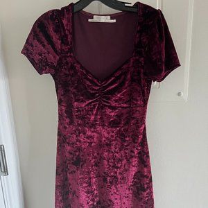 Urban Outfitters Velvet Dress